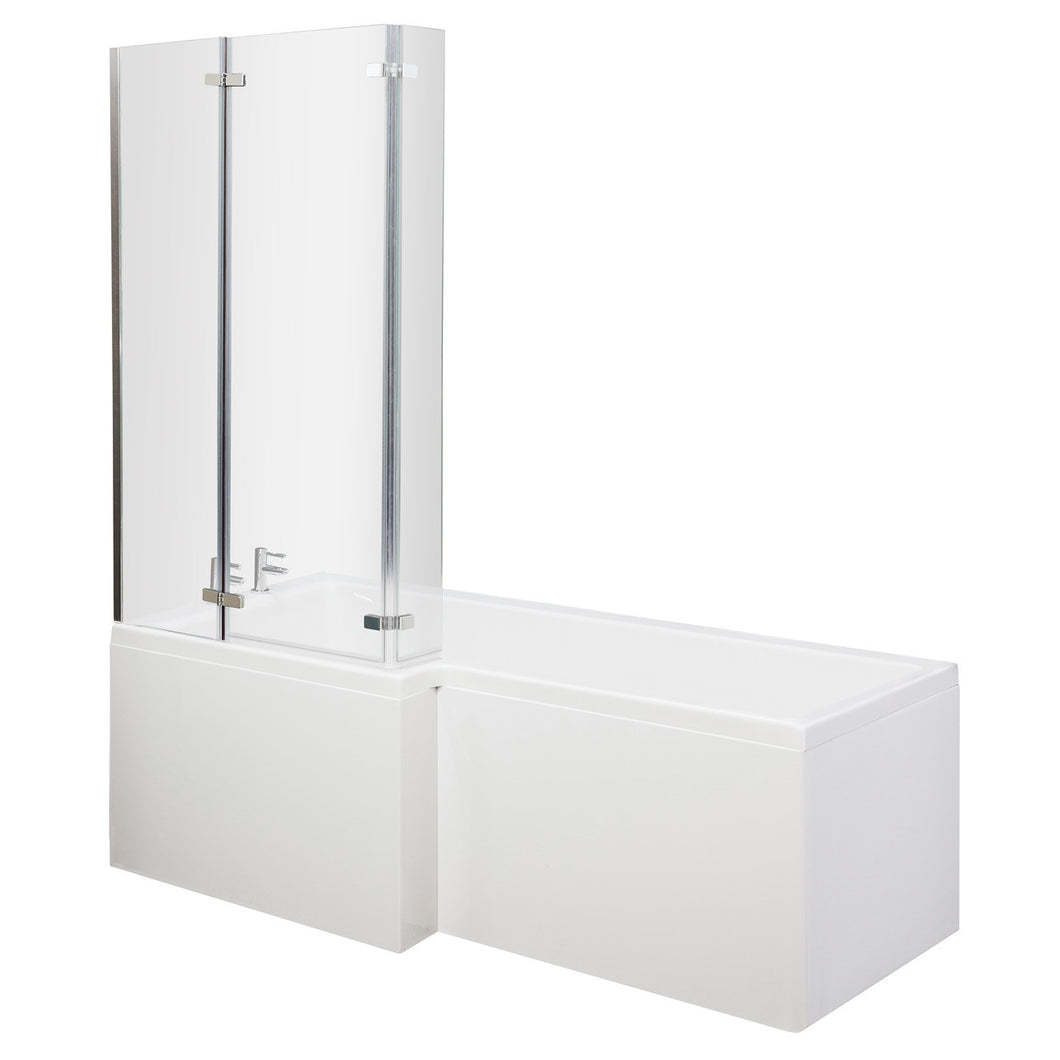 L Shape Shower Bath (left hand)