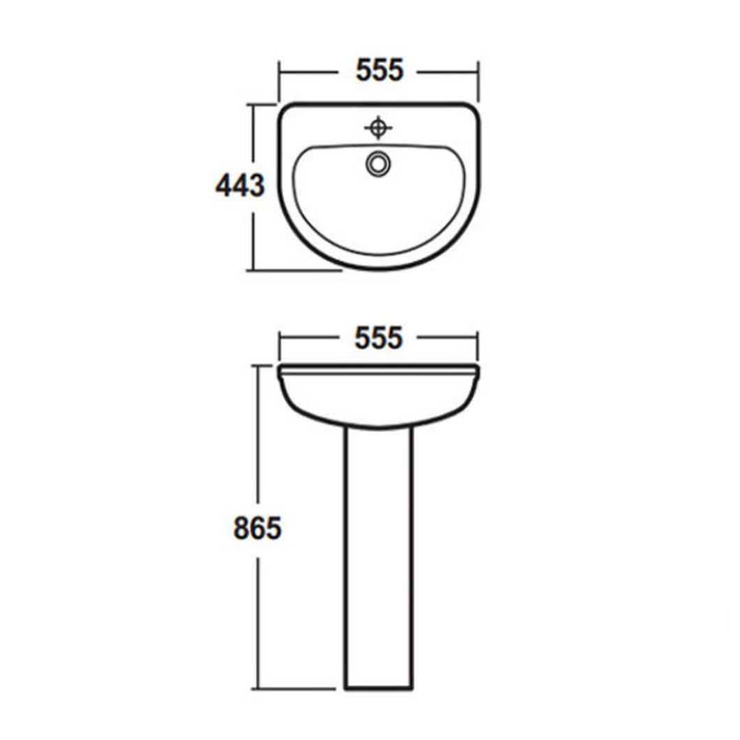 EDGE SLIDE DOOR Shower Set